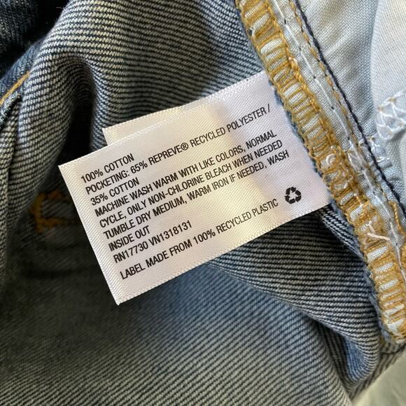 Universal Thread Jeans Womens Size 12 Blue High Rise Straight Raw Edge Denim - Picture 7 of 11